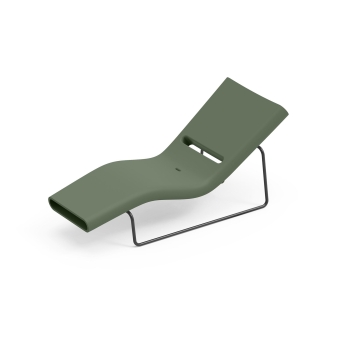 Lettino da sole Esse con telaio di Lyxo