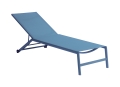 Lettino prendisole con ruote blu di Greenwood