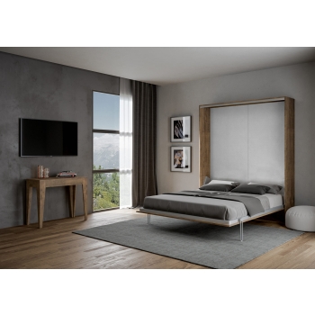 Letto a scomparsa 160 verticale Kentaro di Itamoby