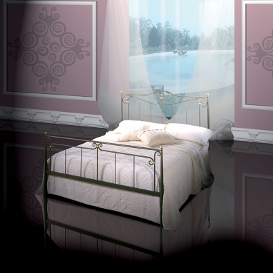 Letto in Ferro Battuto modello Dante di Pama Letti