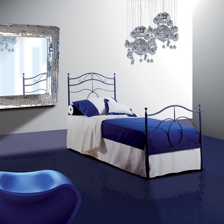 Letto in Ferro Battuto modello Didone Singolo di Pama Letti