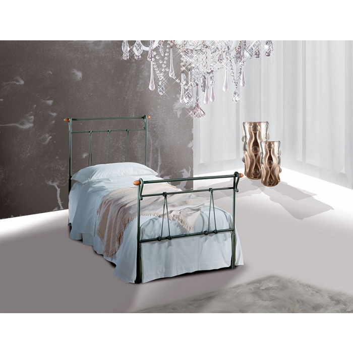 Letto in Ferro Battuto modello Giove Singolo di Pama Letti