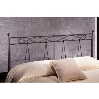 Letto matrimoniale Elizabeth in ferro battuto prodotto artigianalmente