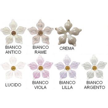 Letto matrimoniale Fiore in ferro battuto prodotto artigianalmente