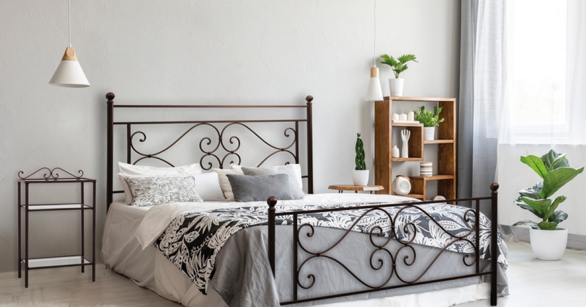 Letto Matrimoniale Letto Ferro Battuto Maison Du Monde Testiera