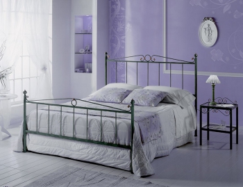 Pama Letti Letto Plutone Letti Matrimoniali in Ferro Battuto