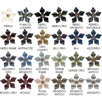 Letto matrimoniale Nota in ferro battuto prodotto artigianalmente