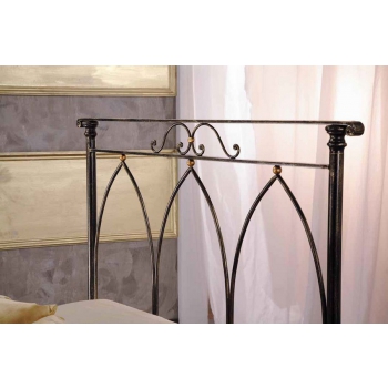 Letto singolo Arco in ferro battuto prodotto artigianalmente