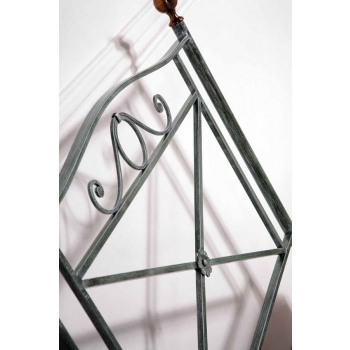 Letto singolo Nuvola in ferro battuto prodotto artigianalmente