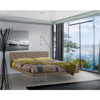 Letto sospeso Magia di Lettissimi tessuto o ecopelle 