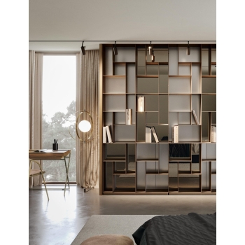 Libreria Atena componibile di Bontempi 