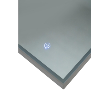 Lumen Specchio da parete con luce L di Stones