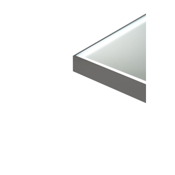 Lumen Specchio da parete con luce L di Stones