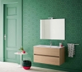Mobile da bagno Tris di Kios in effetto legno elegante e moderno