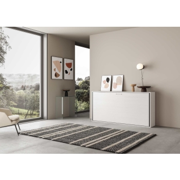 Mod.KANDO Singolo - Letto a scomparsa singolo orizzontale Kando Cashmere