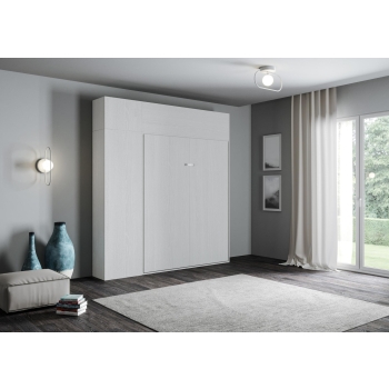 Mod.Kentaro Matrimoniale - Letto matrimoniale a scomparsa 160 verticale Kentaro Cashmere