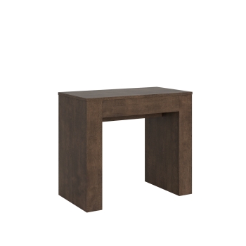 New Consolle Extra - Consolle allungabile 90x49/307 cm Extra quercia natura allunghe interne