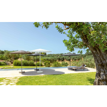 Ombrellone da sole in tessuto Ermes della linea Parasol di Talenti da giardino