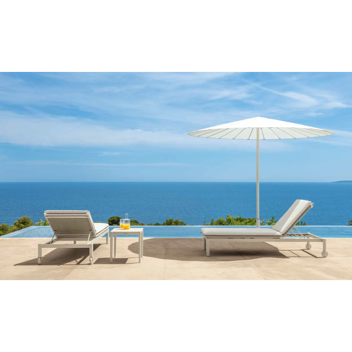 Ombrellone da sole in tessuto Ermes della linea Parasol di Talenti da giardino