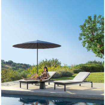 Ombrellone da sole in tessuto Ermes della linea Parasol di Talenti da giardino