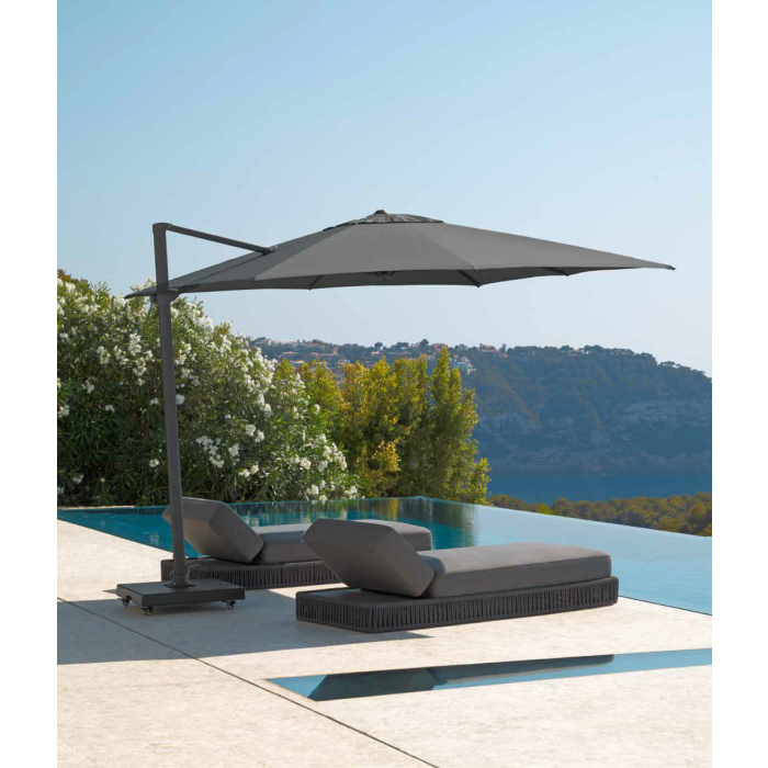 Ombrellone in tessuto Marte della linea Parasol di Talenti da giardino