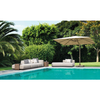 Ombrellone in tessuto Marte della linea Parasol di Talenti da giardino