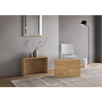 Panca Evolve Inferiore - Panca inferiore allungabile 26x72/300 cm Evolve bianco frassino allunghe interne