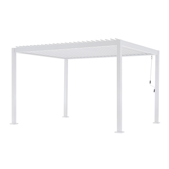 Pergola Texas bianco 3 x 4 mt. di Greenwood