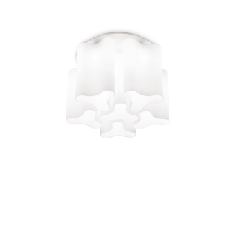 Plafoniera Compo pl6 bianco di Ideal Lux
