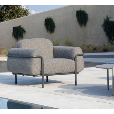 Poltrona bassa Hug HG660 da esterno Vermobil