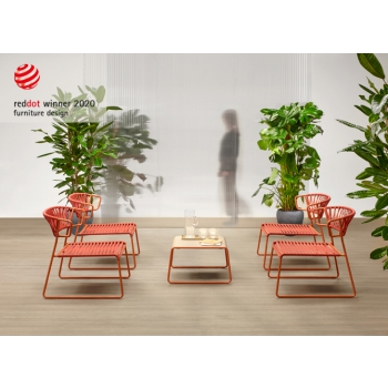 Poltrona Lisa Lounge Club in fili pvc di Scab design