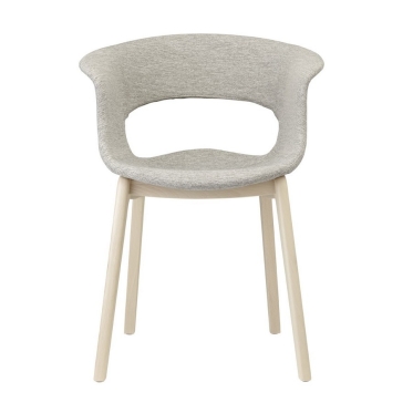 Poltrona Natural Miss B Pop di Scab Design in plastica imbottita 