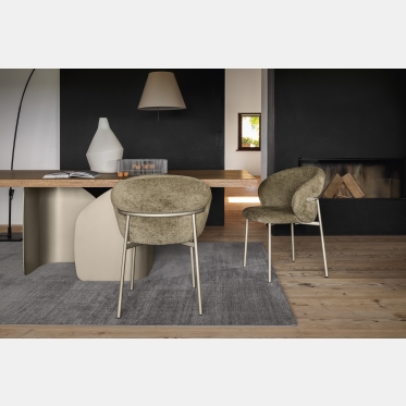 Poltroncina Oleandro CS2222 in metallo di Calligaris