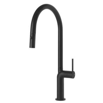 Rubinetto miscelatore Stelo monocomando con canna girevole e doccetta estraibile 60303 - di Gessi