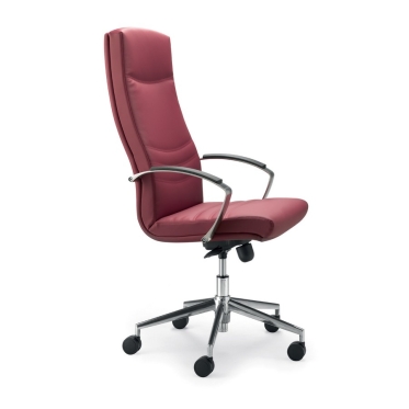 Sedia Alfa di Olivo & Groppo con ruote