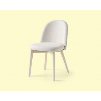 Sedia con gambe in legno o metallo Tuka Connubia