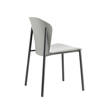Sedia Finn Metal Wood senza braccioli Scab Design