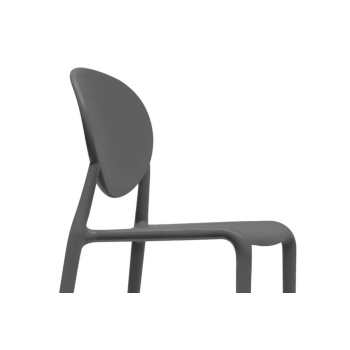 Sedia Gio senza braccioli in tecnopolimero impilabile Scab Design