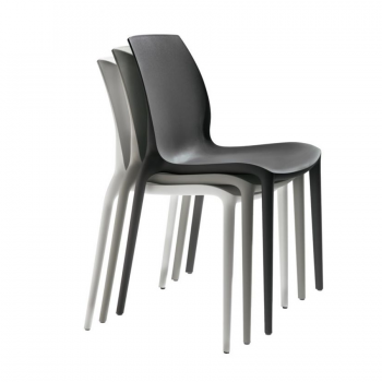 Sedia Hidra in polipropilene o imbottita