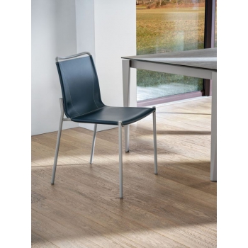 Sedia in cuoio Shape di Bontempi Casa 