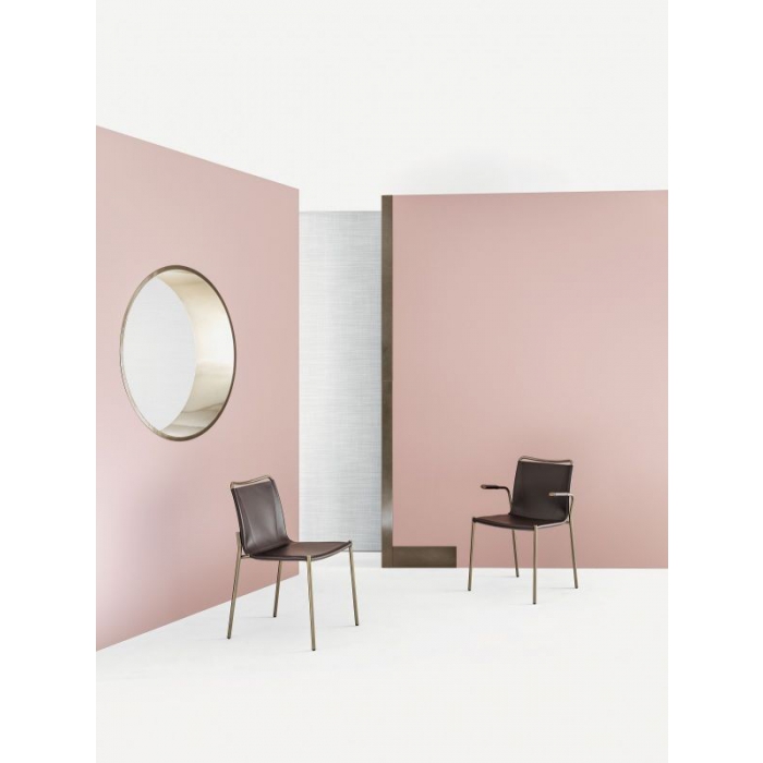 Sedia in cuoio Shape di Bontempi Casa 