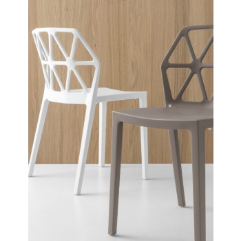 Sedia in plastica Alchemia di Connubia Calligaris