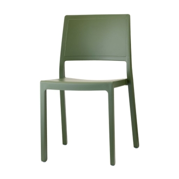 Sedia Kate senza braccioli impilabile in tecnopolimero Scab Design