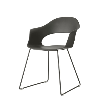 Sedia Lady B a slitta Scab design