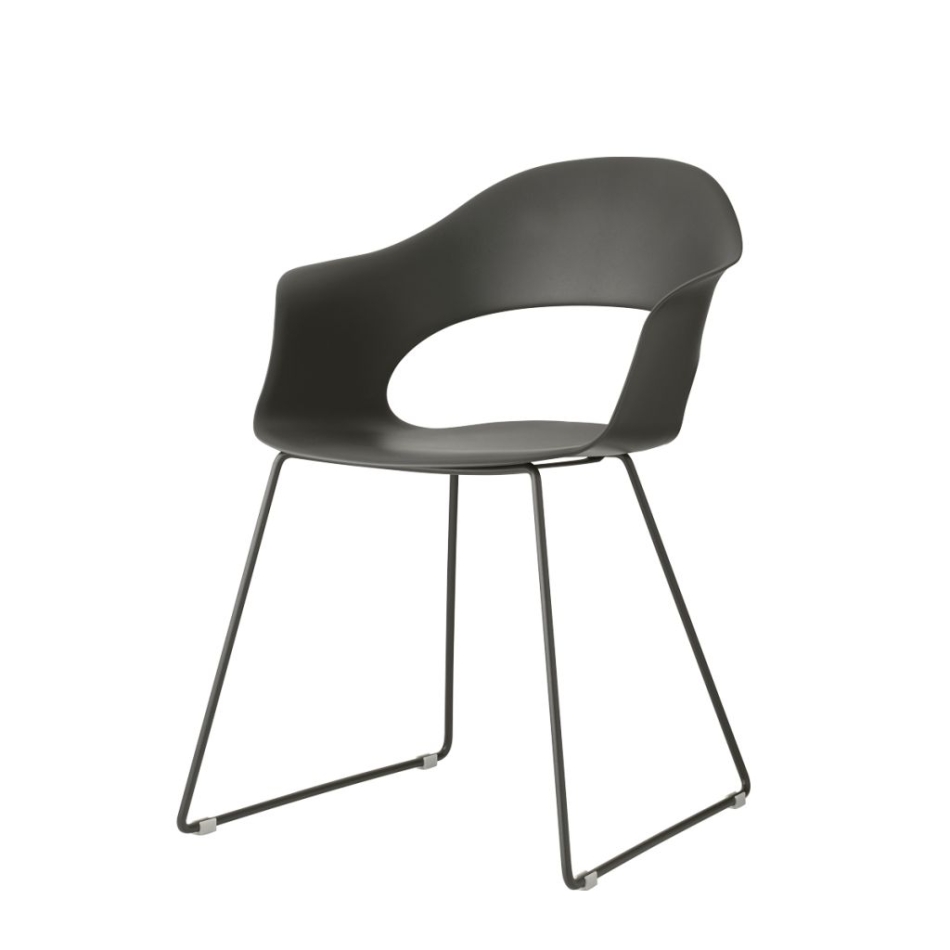 Sedia Lady B a slitta Scab design