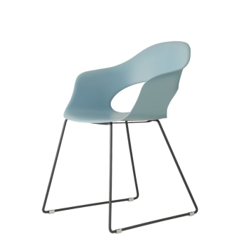 Sedia Lady B a slitta Scab design
