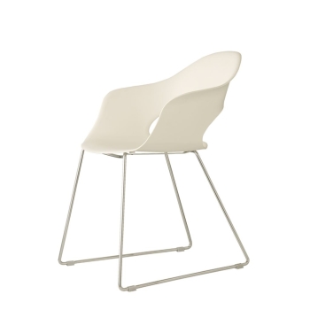 Sedia Lady B a slitta Scab design