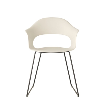 Sedia Lady B a slitta Scab design