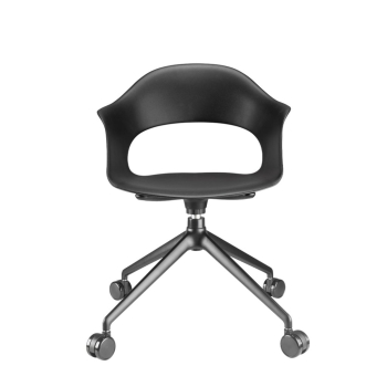 Sedia Lady B Pop con ruote, in polipropilene o imbottita, di Scab design