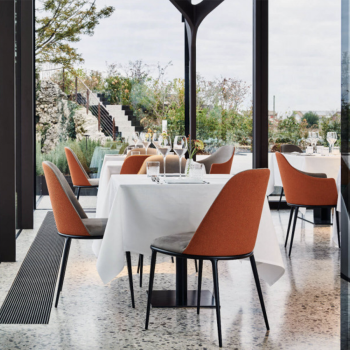 Sedia Lea S M TS rivestita di Midj